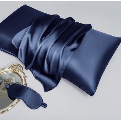 Mulberry Silk Pillow Case Navy